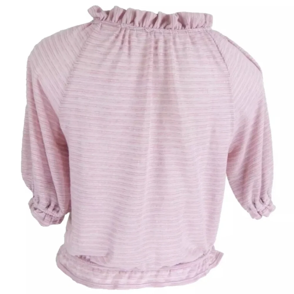 Free People Ruched Puff Sleeve Dorothy Top